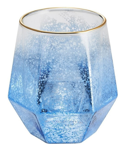 Imagen 1 de 3 de Adagio Teas Taza Hexagonal Electroplated Azul