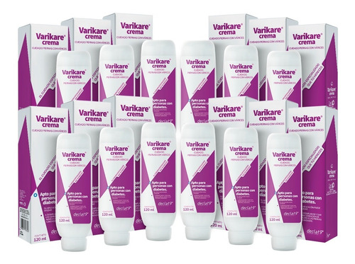 Kit 12 Cremas Varikare Para Piernas Con Varices