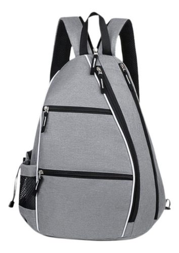 Mochila De Tenis Con Cierre De Cremallera Informal Y