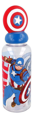 Botella Con Tapa A Rosca Capitán América Marvel Avengers