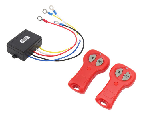 Kit De Control Remoto De Cabrestante Inalámbrico Dc12v 24v E