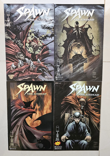 Spawn The Undead. Coleccion De 4 Comics En Español (Usado)