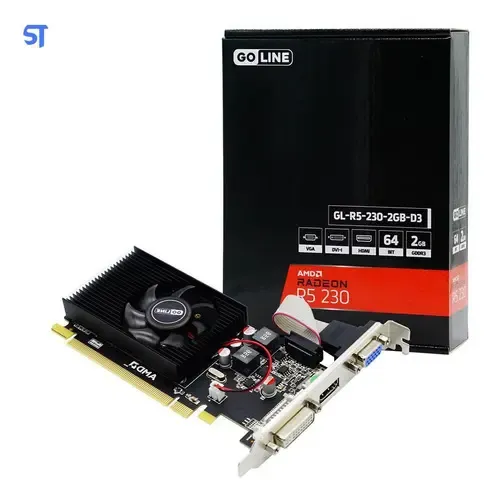 Goline Amd R5-230 2gb-64bits GL-R5-230-2GB-D3 tarjeta gráfica ...