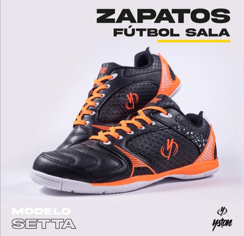 Zapato Futsal Futbol Sala Marca Yston , Lisos Modelo Setta