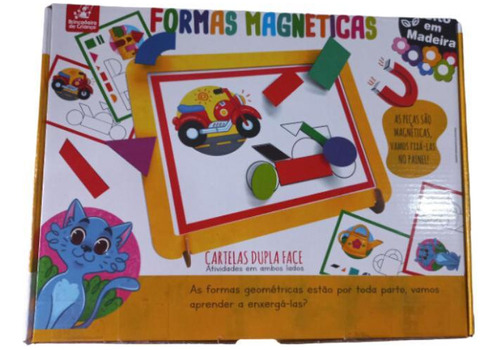 Brinquedo Jogo Formas Magneticas Brincadeira De Criança