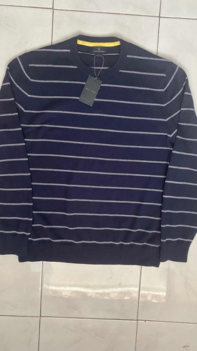 Suéter Brooks Brothers Talla Grande, Azul Oscuro, Original 