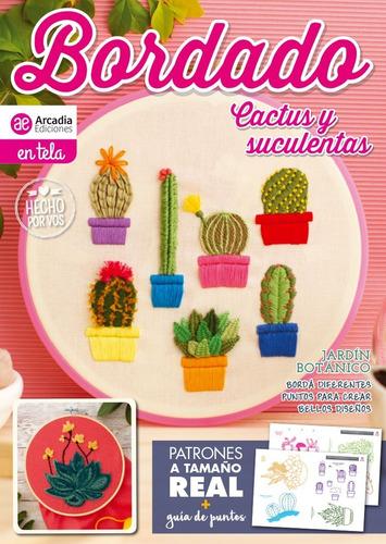 Bordado Cactus Y Suculentas - Arcadia Ediciones