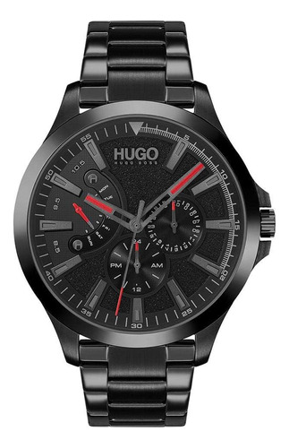 Hugo Leap Reloj Informal Multifunción De Acero Inoxidable Y 