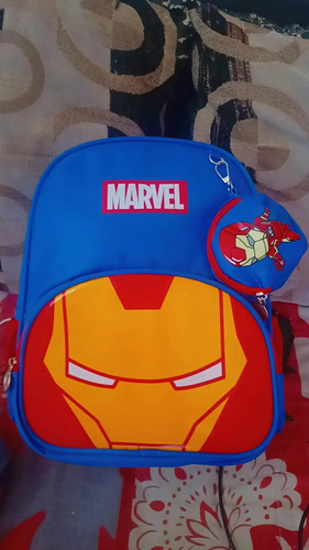 Mochila Escolar Niño (spiderman - Ironman - Capitán América)