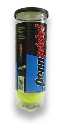Imagen 2 de 7 de Tubo Penn 3 Pelotas Padel Profesionales Pelotitas Paddle Uso Profesional