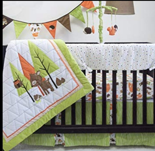 Set De Cuna Pam Grace Creations Charming Forest 