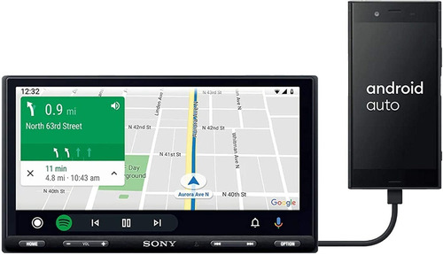 Pantalla Doble Din Sony Xav-ax5500 Android Auto Car Play Usb