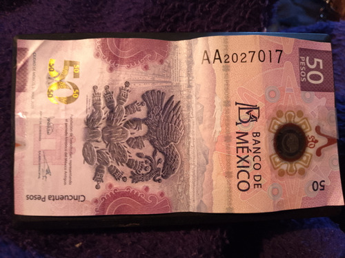 Billete De 50 Conmemorativo Del Ajolote Serie Aa