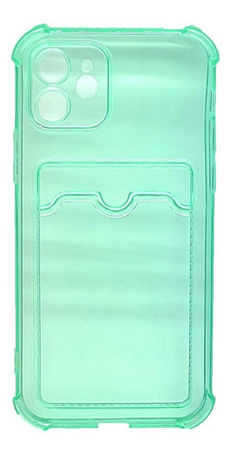 Forro Transparente De Colores Con Cartera iPhone 