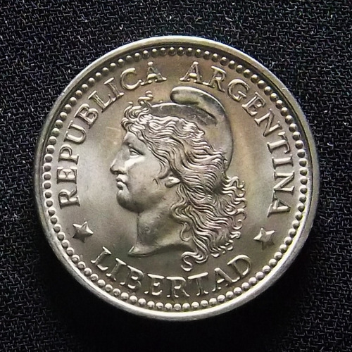 Argentina 20 Centavos 1957 Sin Circular Cj 263