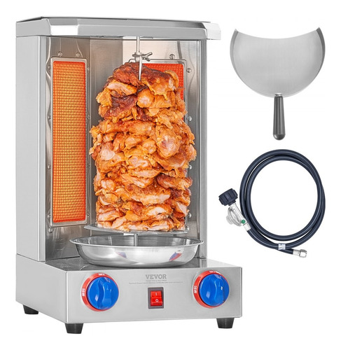 Horno Asador Vertical De Gas Para Pollo Con 2 Quemadores