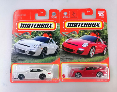Matchbox Porshe 911 Gt3 Dos Varíantes 