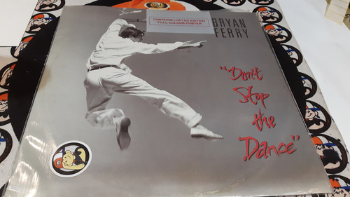 Bryan Ferry Don't Stop The Dance Poster Vinilo Maxi Uk Leer