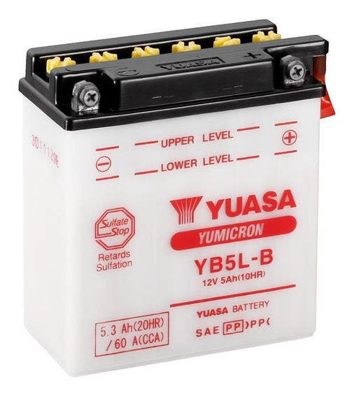 YUASA-Batterie YAMAHA 600ccm XT600 Baujahr 1984-1989 YB5L-B 