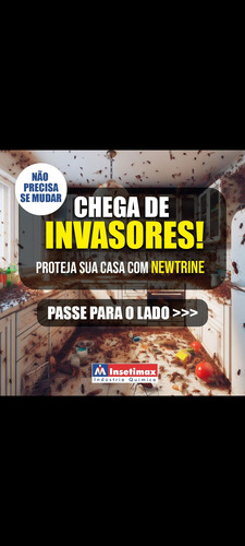Mata Insetos Inseticida Monodose 6ml Dilui 1 Litro