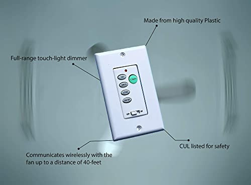 Ventilador De Techo Y Control De Pared Dysmio, Control Remot