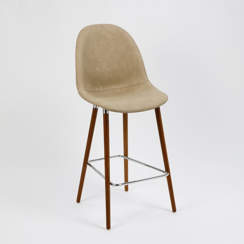 Imagen 2 de 2 de Banqueta Diseño Nina Wood Tapizada | Contado