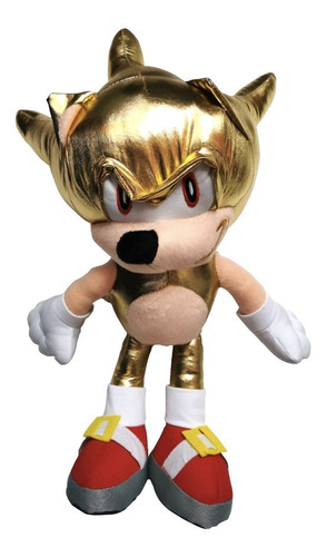 Sonic Peluche Super Sonic Dorado Gold Unleashed Chaos 42cm