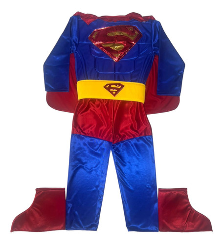 Disfraz Superman Niño Superhéroes Con Accesorios