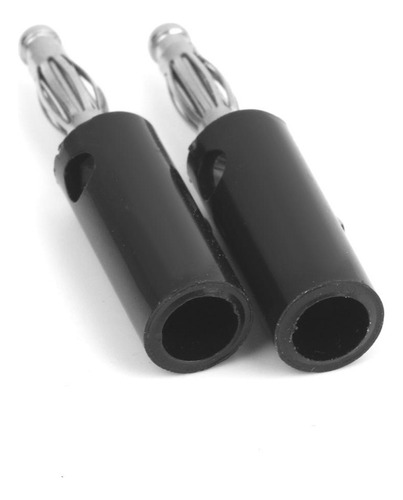 10pcs Banana Plátano Conectores De Nuevos Rojo + Negro 4mm