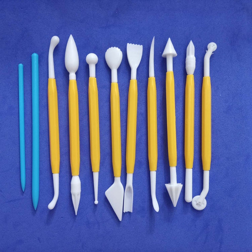 Imagen 2 de 2 de Set X11 Herramientas Para Modelado Reposteria Porcelana Fria