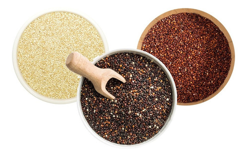 Mix 3 Variedades De Quinoa - Roja - Negra - Blanca Superfood