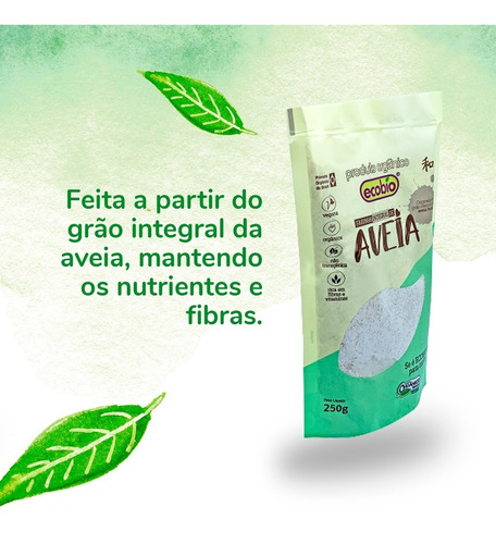 Farinha De Aveia Integral Orgânica Ecobio 250 G