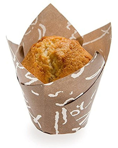 Panificio Premium 17oz Baking Cups Tallpetal Paper Baking Cu