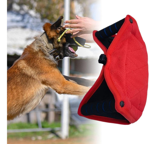 Almohada Antimordeduras Para Perros, Fundas Para Morder Rojo
