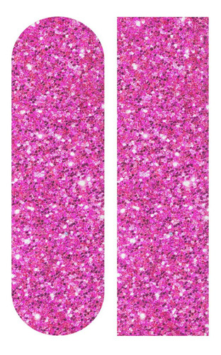 Papel Lija Cubierta Textura Brillante Rosa Para Patineta 9 X