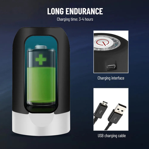 A Bomba Eléctrica Recargable For Botellas De Agua Con Usb E