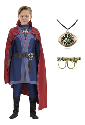 Collar Con Diseño De Cosplay De Doctor Strange Y Anillo Con