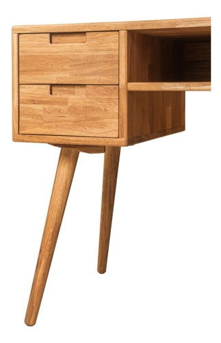 Imagen 5 de 7 de Escritorio De Madera 100% Maciza De Roble Ref: Maciza77
