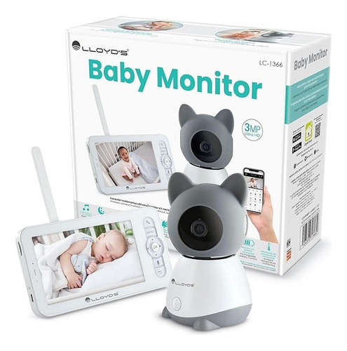 Cámara Con Monitor Para Bebé Lloyd's Lc-1366 Fotos Y Video