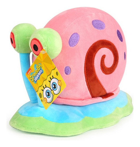 Pelúcia Gary Pelucia Bob Esponja  Bob Esponja Plush Toys Rosa Tamanho 22cm