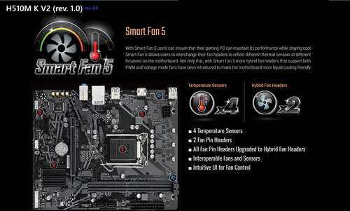 Placa Madre Gigabyte H510m K V2 Micro Atx Ddr4 Socket 1200