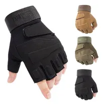 Comprar Guantes Tacticos Militar Medio Dedo Motocicleta Bicicleta