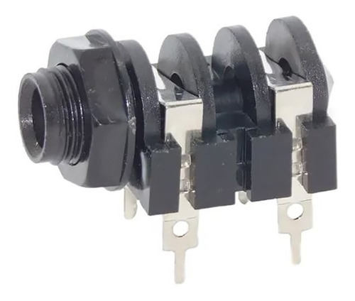 Conector Jack Mono 6.3mm Plaqueta Pcb Soldar Jahro 1524