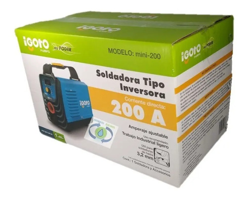 Soldadora Tipo Inversor Igoto Mini - 200 110/220v | Envío gratis