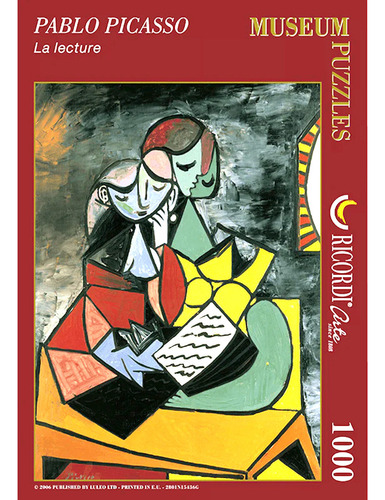 Rompecabezas Pablo Picasso La Lectura 1000 Pz Ricordi Arte