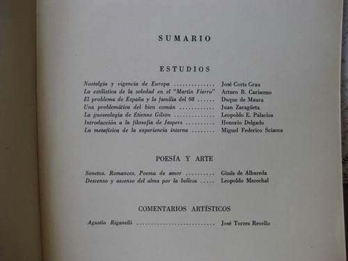 Imagen 2 de 8 de Revista De La Universidad De Buenos Aires Leopoldo Marechal