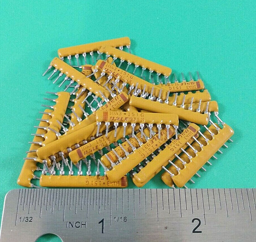 (lot Of 25)  Dale 10a3-151g Resistor Network 10-pin Sip  Eeo