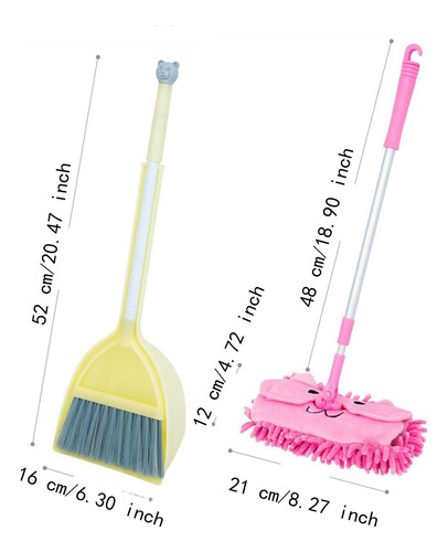 Little Housekeeping Helper Set De Escoba Escoba Amarilla