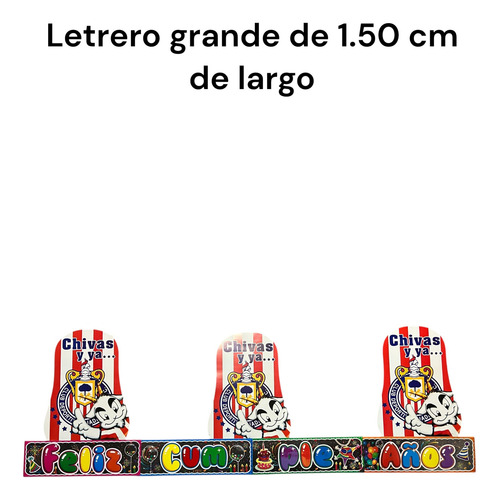 Fiesta Completa De Chivas Para 40 Personas Rojo Chivas Chivas