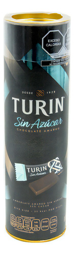 Chocolate Sin Azucar Tubo Turin 175gr